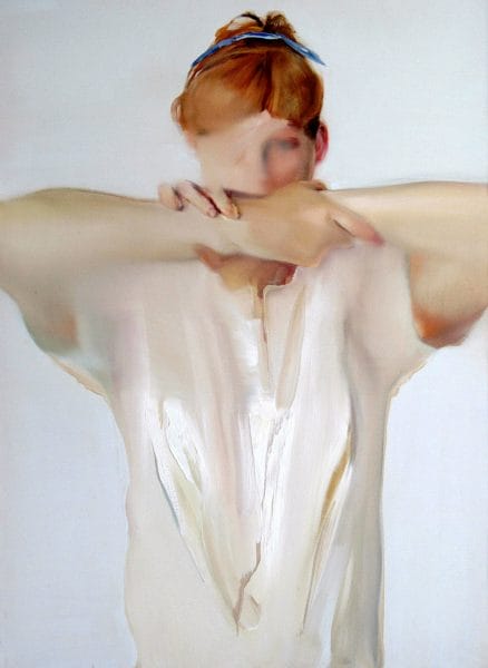 Exercices for Amazing Breasts - oil on canvas 2002 - 2001 - 94 x 128 cm