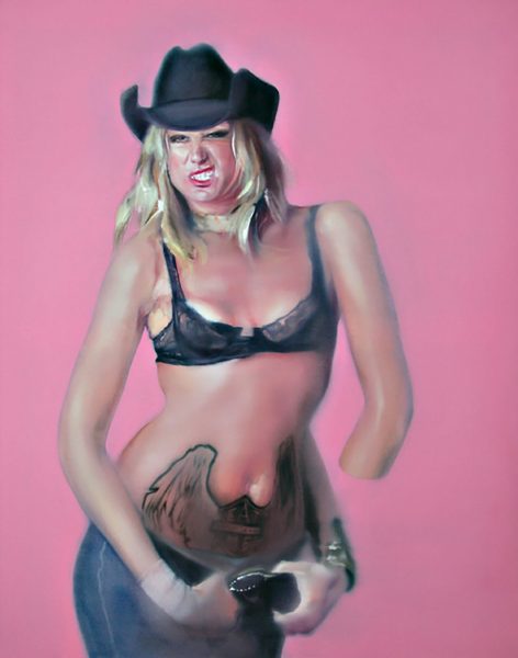 Holly Freak #02 - oil on canvas - 2003 - 150 x 100 cm