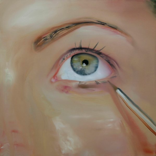Make Up - oil on canvas - 2000 - 94 x 94 cm